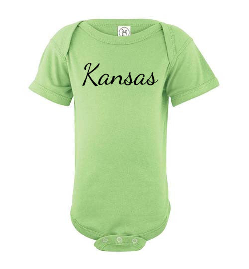 Kansas. Infant. SS Onesie