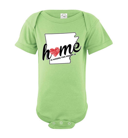 Arkansas Home. Infant. SS Onesie