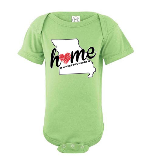 Missouri Home. Infant. SS Onesie