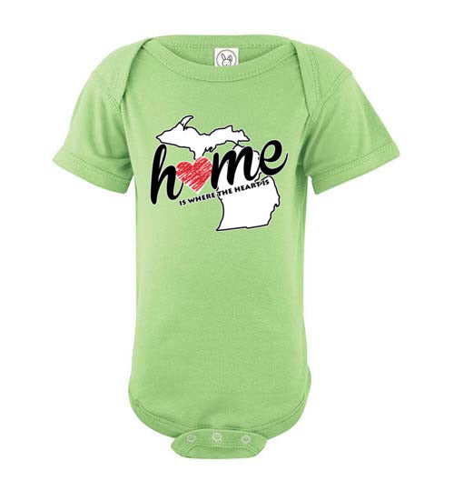 Michigan Home. Infant. SS Onesie