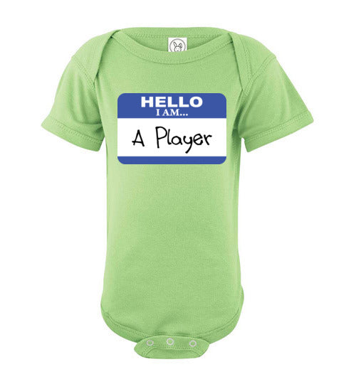 A Player. Infant. SS Onesie