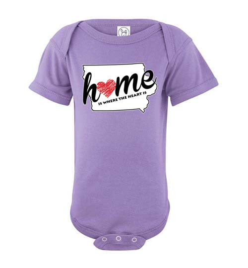 Iowa Home. Infant. SS Onesie