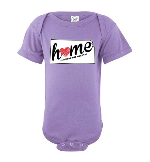 Kansas Home. Infant. SS Onesie