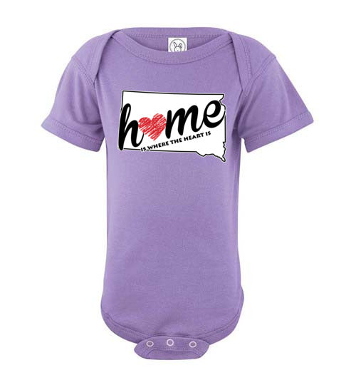 South Dakota Home. Infant. SS Onesie