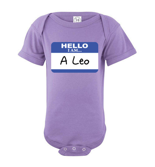 A Leo. Infant. SS Onesie