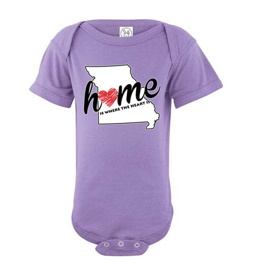 Missouri Home. Infant. SS Onesie
