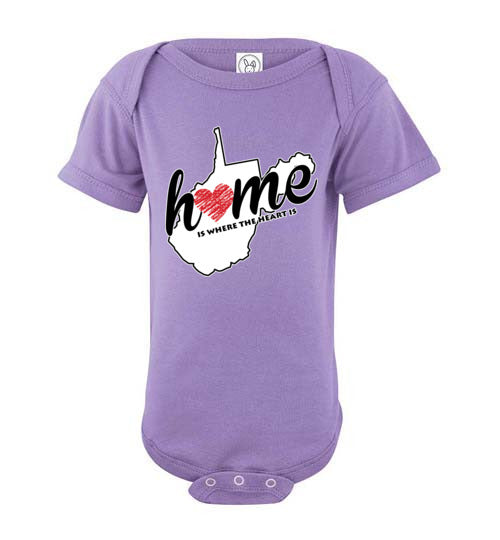 West Virginia Home. Infant. SS Onesie