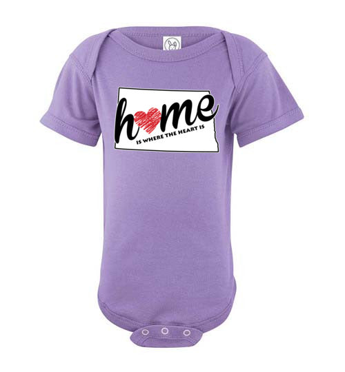 North Dakota Home. Infant. SS Onesie