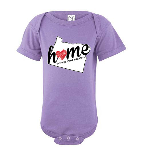 Oregon Home. Infant. SS Onesie