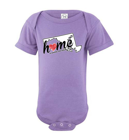 Maryland Home. Infant. SS Onesie