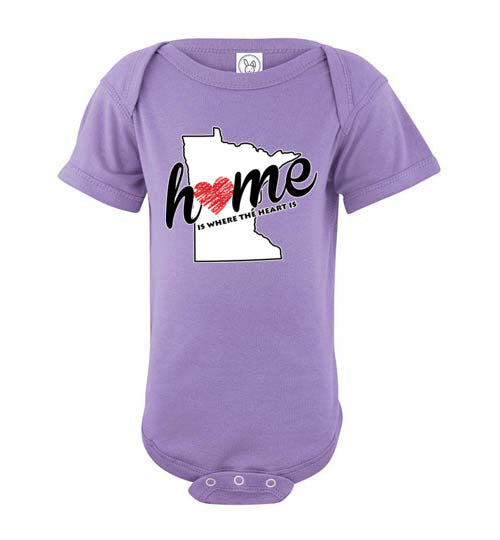 Minnesota Home. Infant. SS Onesie