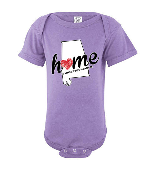 Alabama Home. Infant. SS Onesie
