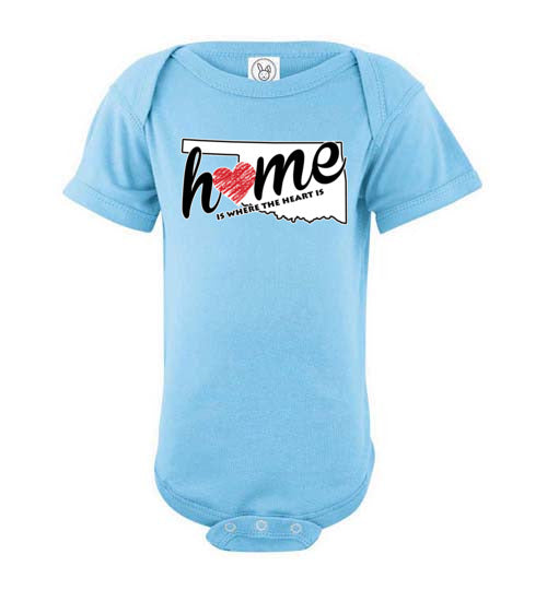 Oklahoma Home. Infant. SS Onesie
