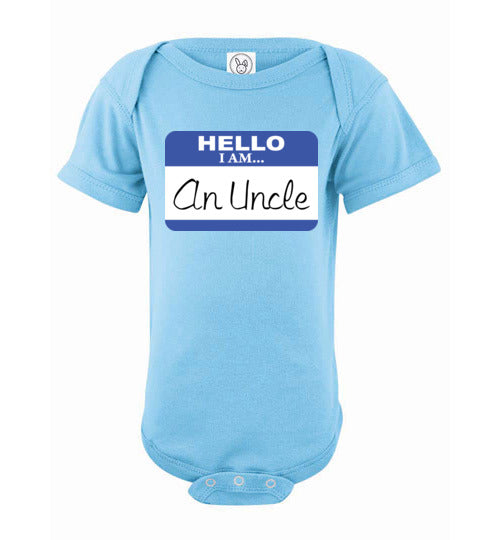 An Uncle. Infant. SS onesie