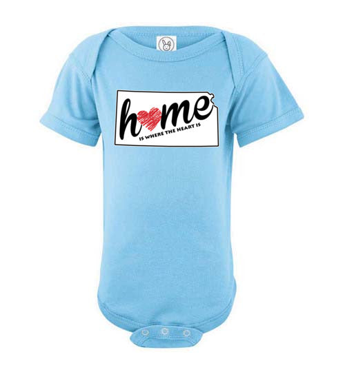 Kansas Home. Infant. SS Onesie