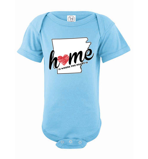 Arkansas Home. Infant. SS Onesie
