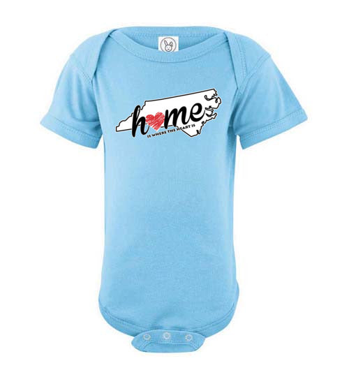 North Carolina Home. Infant. SS Onesie