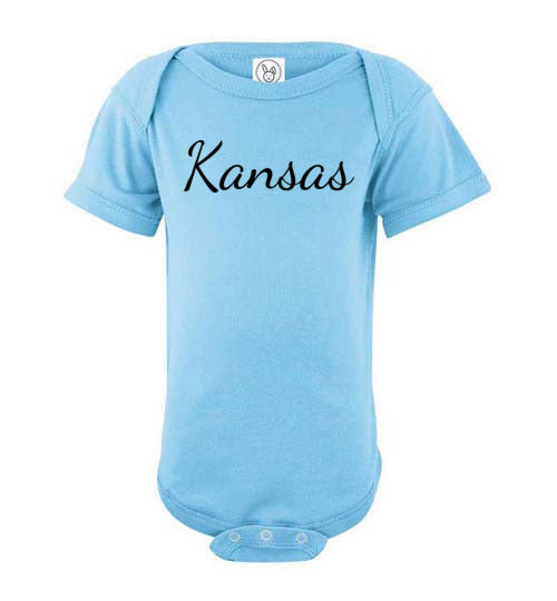 Kansas. Infant. SS Onesie