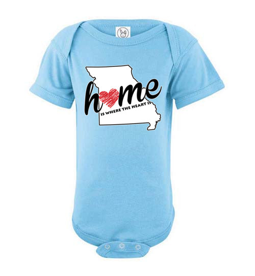 Missouri Home. Infant. SS Onesie