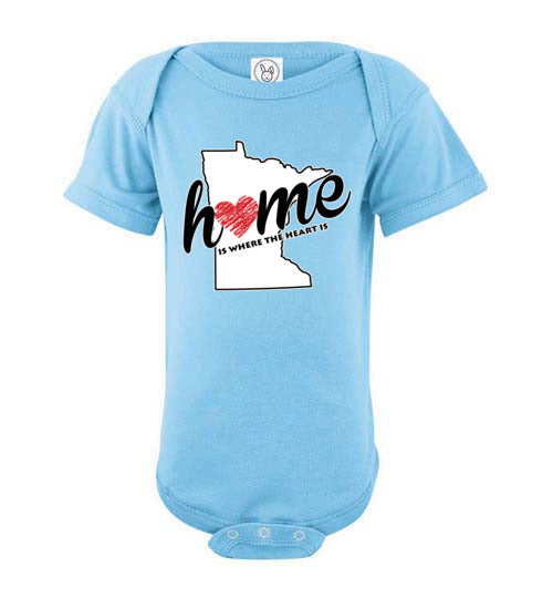Minnesota Home. Infant. SS Onesie