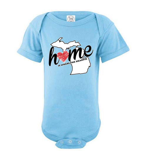 Michigan Home. Infant. SS Onesie