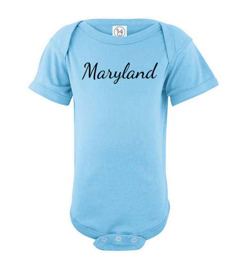 Maryland. Infant. SS Onesie