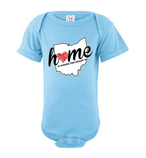 Ohio Home. Infant. SS Onesie
