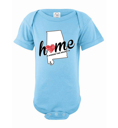 Alabama Home. Infant. SS Onesie