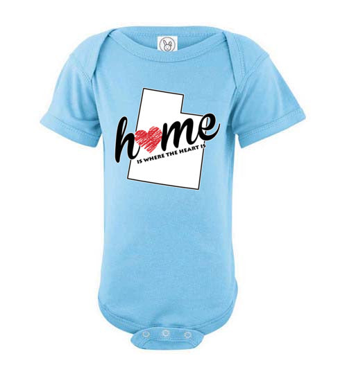 Utah Home. Infant. SS Onesie