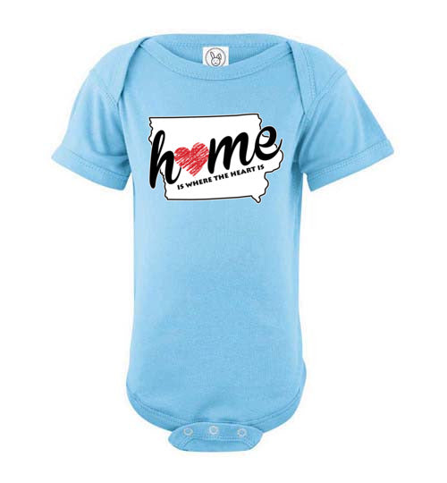 Iowa Home. Infant. SS Onesie