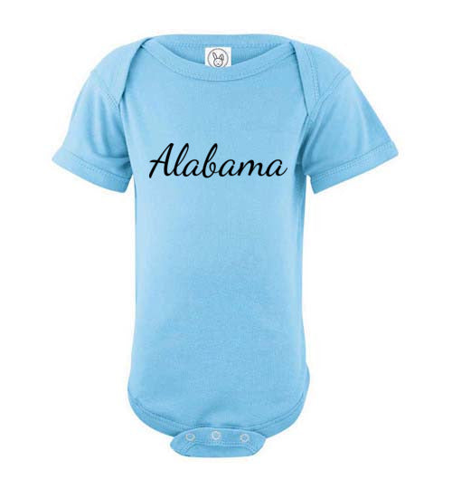 Alabama. Infant. SS Onesie