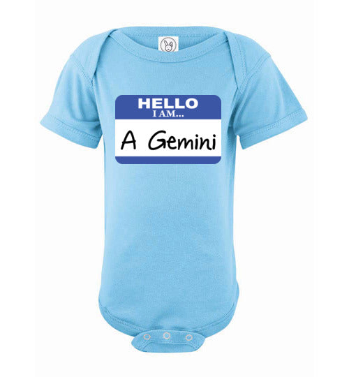 A Gemini. Infant. SS Onesie
