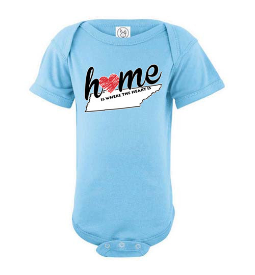 Tennessee Home. Infant. SS Onesie