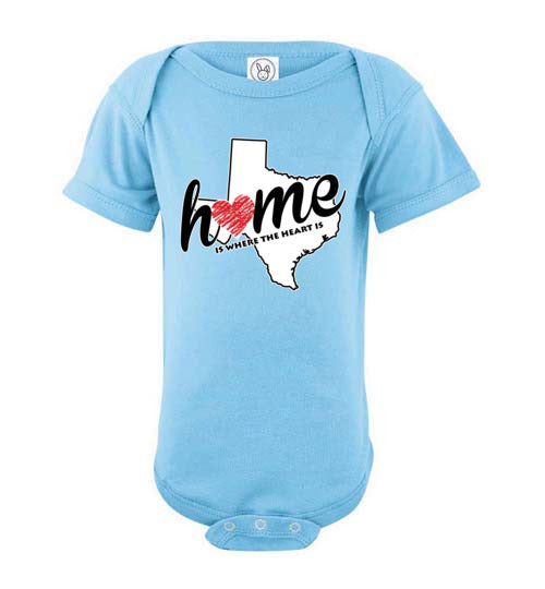 Texas Home. Infant. SS Onesie