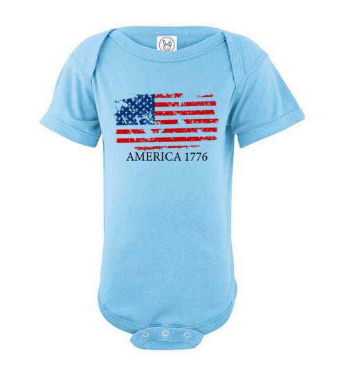 America 1776. Infant. SS Onesie