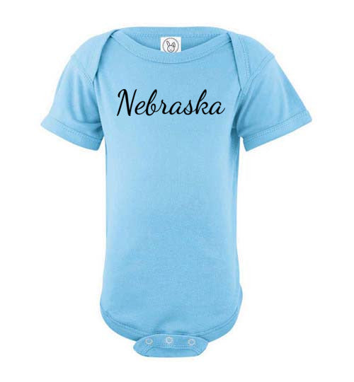 Nebraska. Infant. SS Onesie
