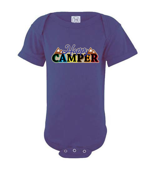 Happy Camper. Infant. SS Onesie