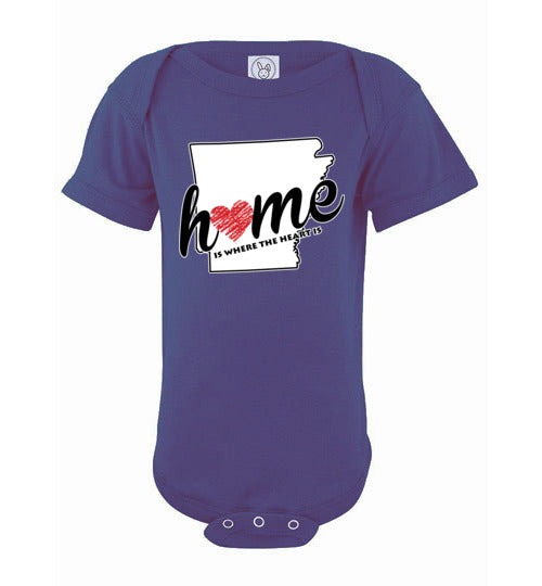 Arkansas Home. Infant. SS Onesie