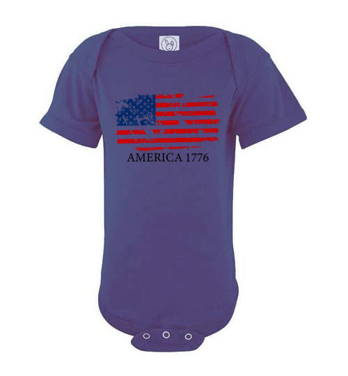 America 1776. Infant. SS Onesie