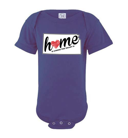 Kansas Home. Infant. SS Onesie