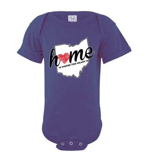 Ohio Home. Infant. SS Onesie