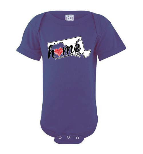 Maryland Home. Infant. SS Onesie