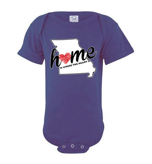 Missouri Home. Infant. SS Onesie