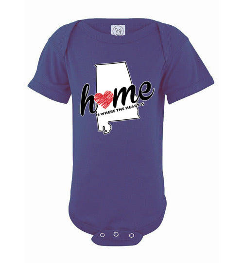 Alabama Home. Infant. SS Onesie