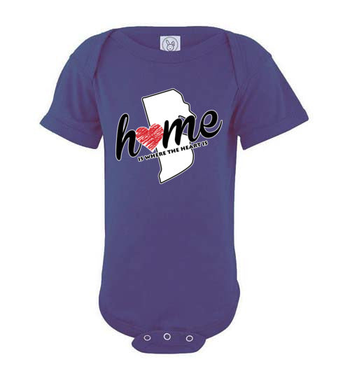 Rhode Island Home. Infant. SS Onesies