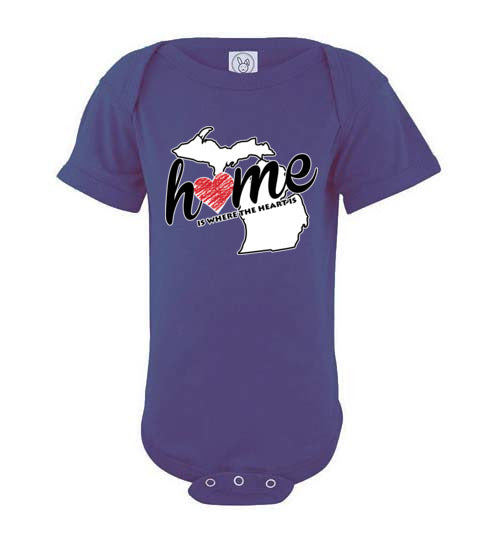 Michigan Home. Infant. SS Onesie