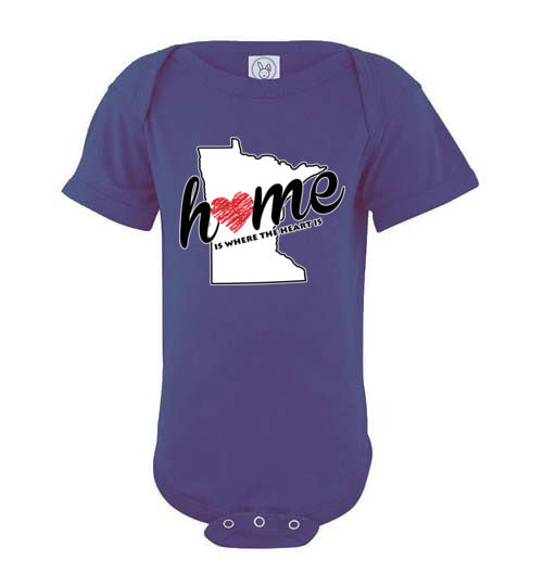 Minnesota Home. Infant. SS Onesie