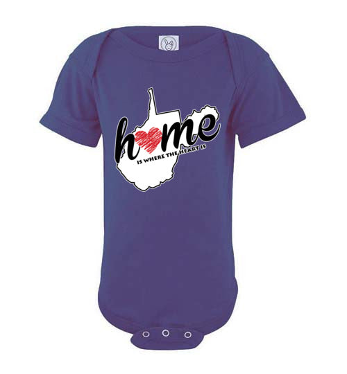 West Virginia Home. Infant. SS Onesie