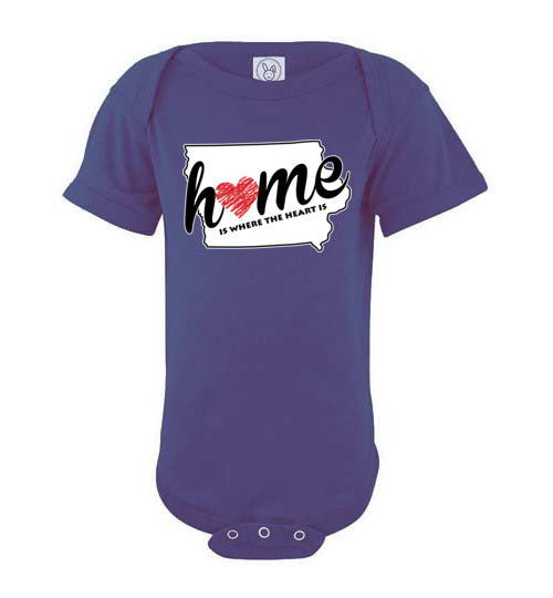 Iowa Home. Infant. SS Onesie