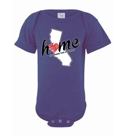 California Home. Infant. SS Onesie